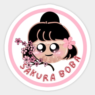 Sakura Boba Sticker